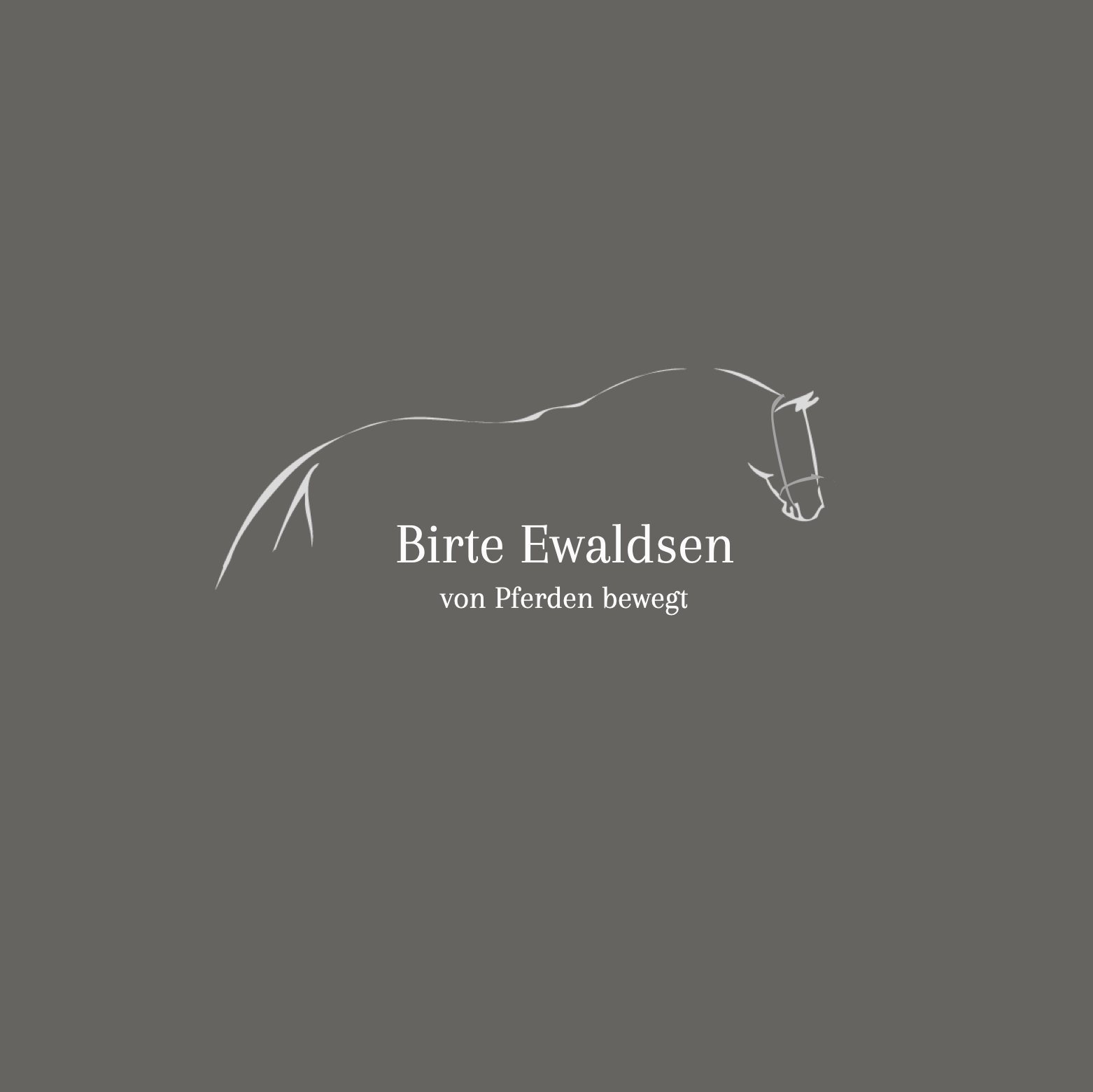 Logo Birte Ewaldsen, Pferdeosteopathin